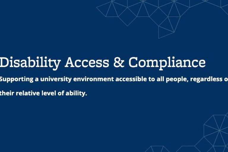 Disability Access and Compliance