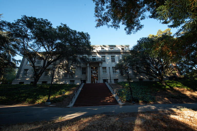 social welfare building in the trees