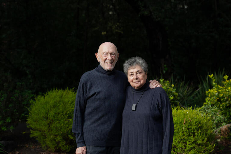 Bill and Ruth Goldman, who founded the New Leader Scholarship