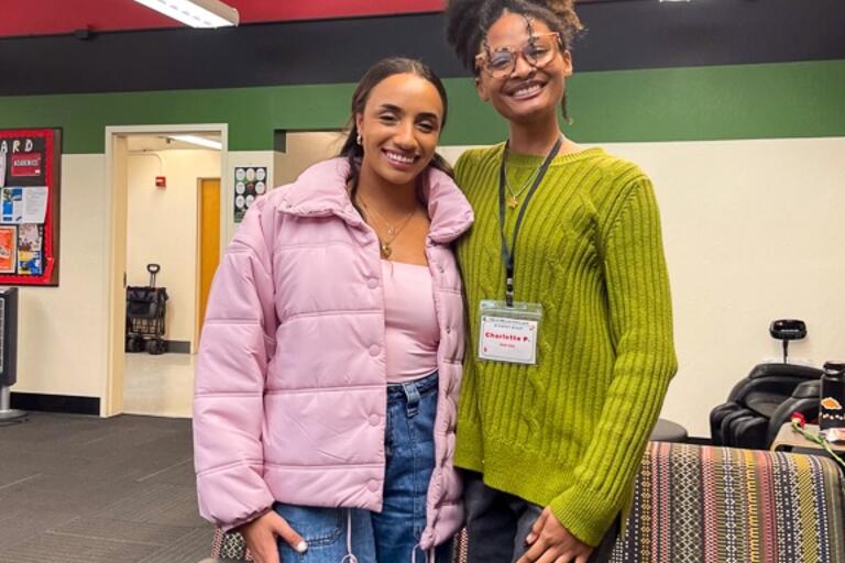 Rachel (left) and Charlotte (right)