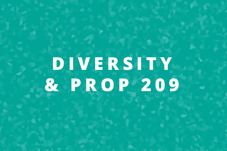 Diversity and Prop 209