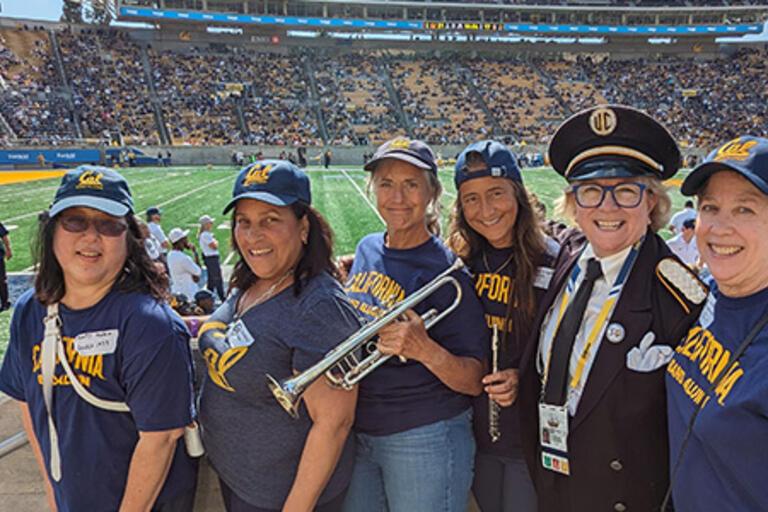 Women leaders of the Cal Band