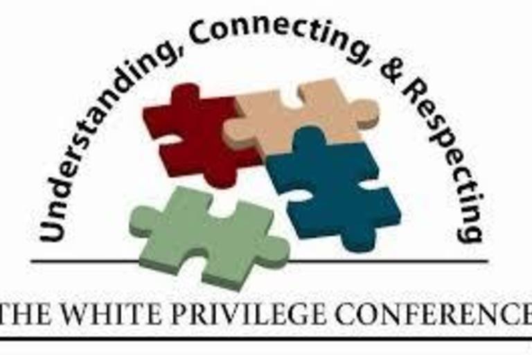 White Power and Privilege Conference logo. 