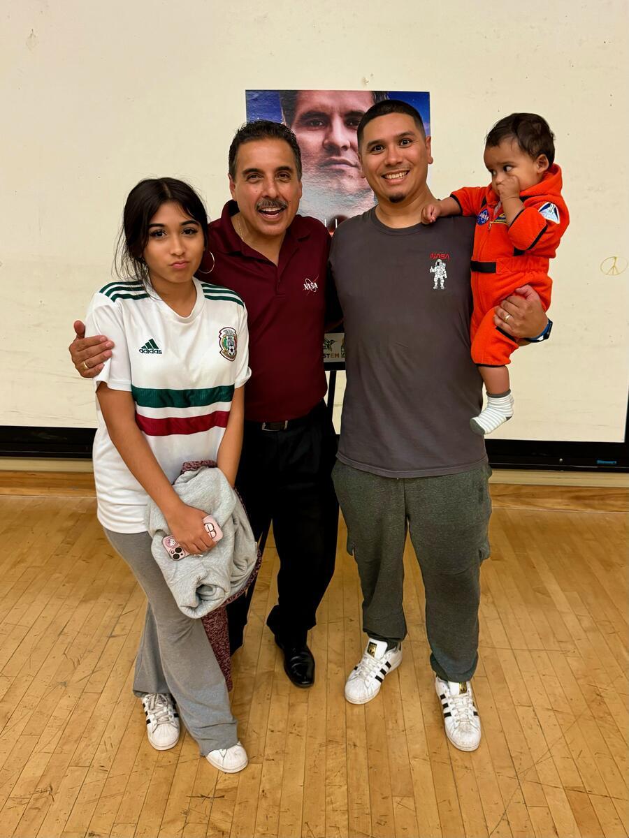 Robin López, ESPM PhD Candidate, and his kids, Melanie and Ōmeteōtl, described the evening as memorable and inspiring: "These are the moments that make UC Berkeley and all nuances of academia worth it."