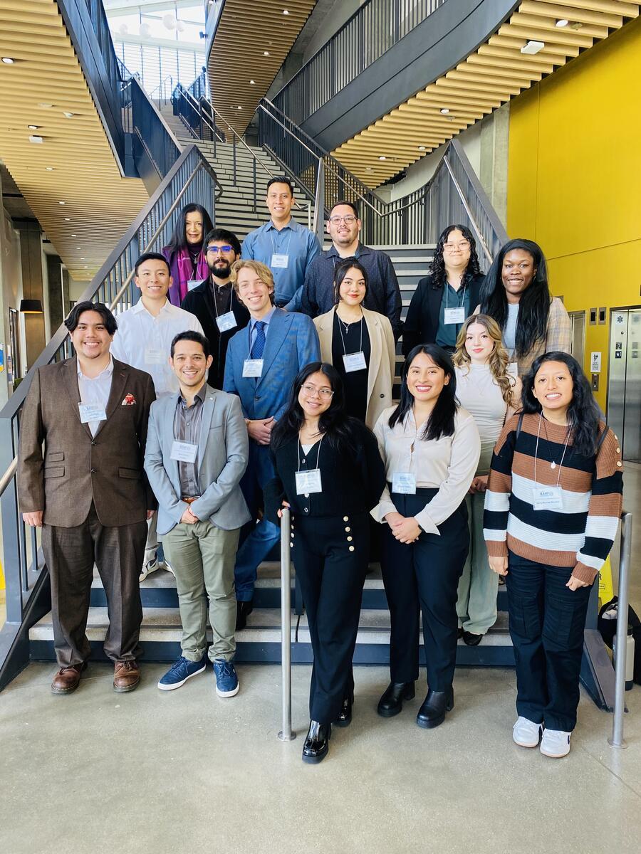 Diana with UC Berkeley group at UC STEM statewide conference hosted by UC Riverside.