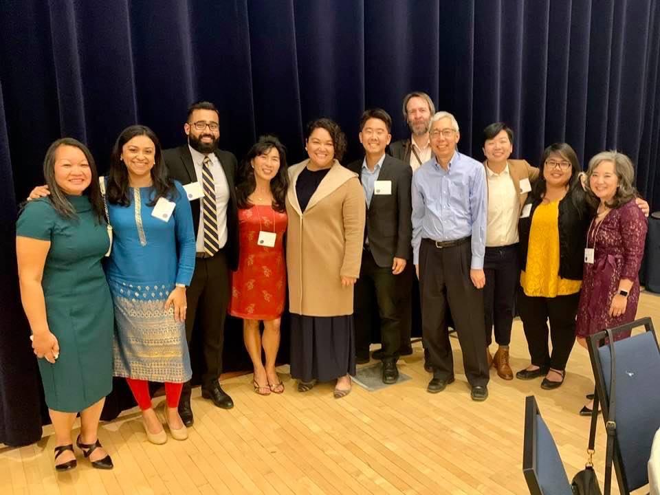 Members of the standing committee at the 50th Anniversary celebration of the Asian American and Asian Diaspora Studies Program - November 2019.