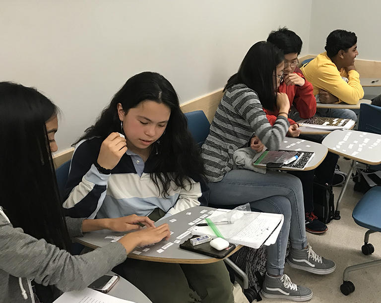 Pre College Program - One of the summer writing classes for high school students that prepares them for their upcoming courses.