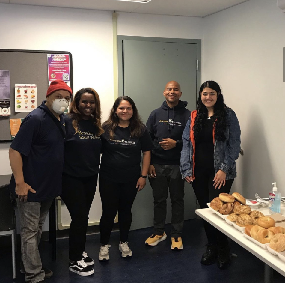 Group photo of some of the Student Parent Center team during the Brewing Wellness Breakfast.