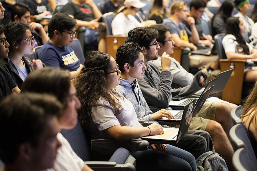 Students in lecture