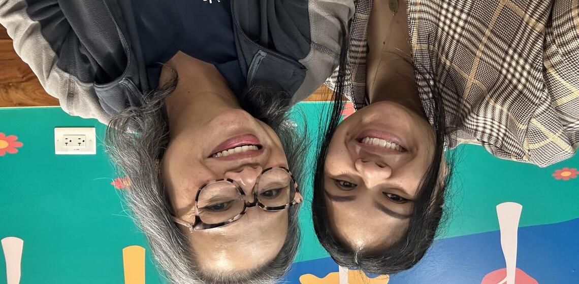Selfie of Filipinx mother and daughter duo Bethsaida and Daisa Marie Pimentel