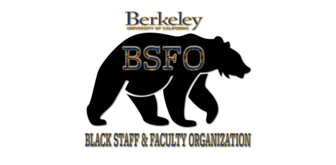 black staff and faulty organization logo with a outline of a bear