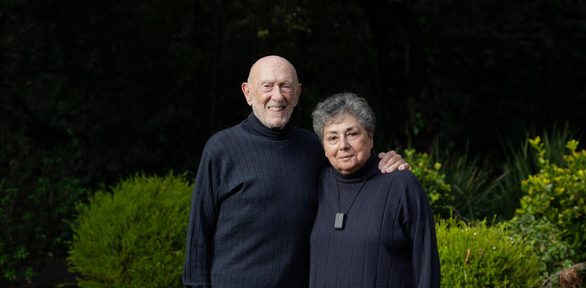 Bill and Ruth Goldman, who founded the New Leader Scholarship