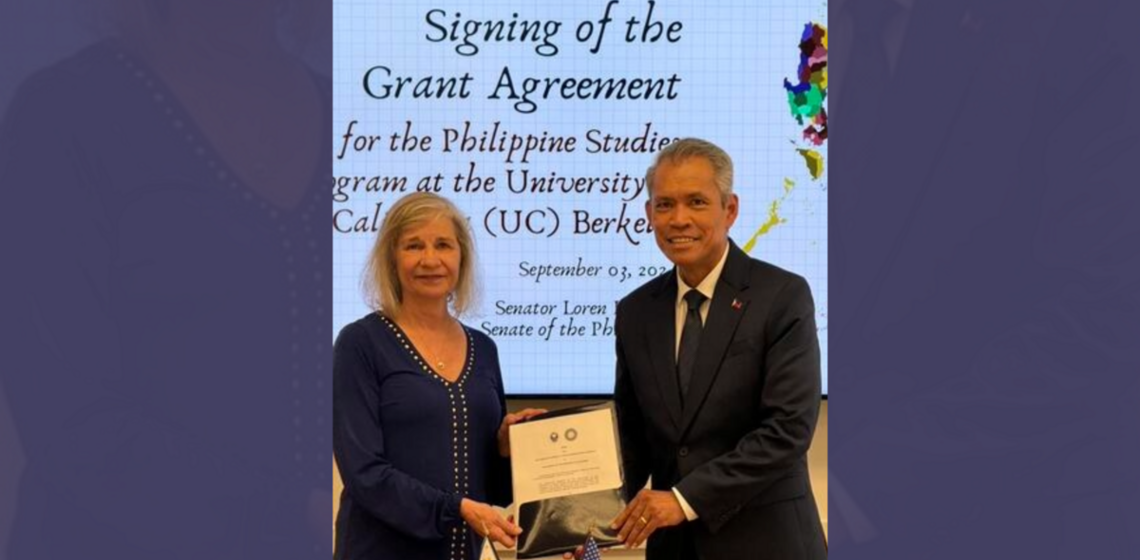 Consul General Neil Ferrer and UC Berkeley Vice Provost for Academic Planning & Senior International Officer Dr. Lisa Alvarez-Co