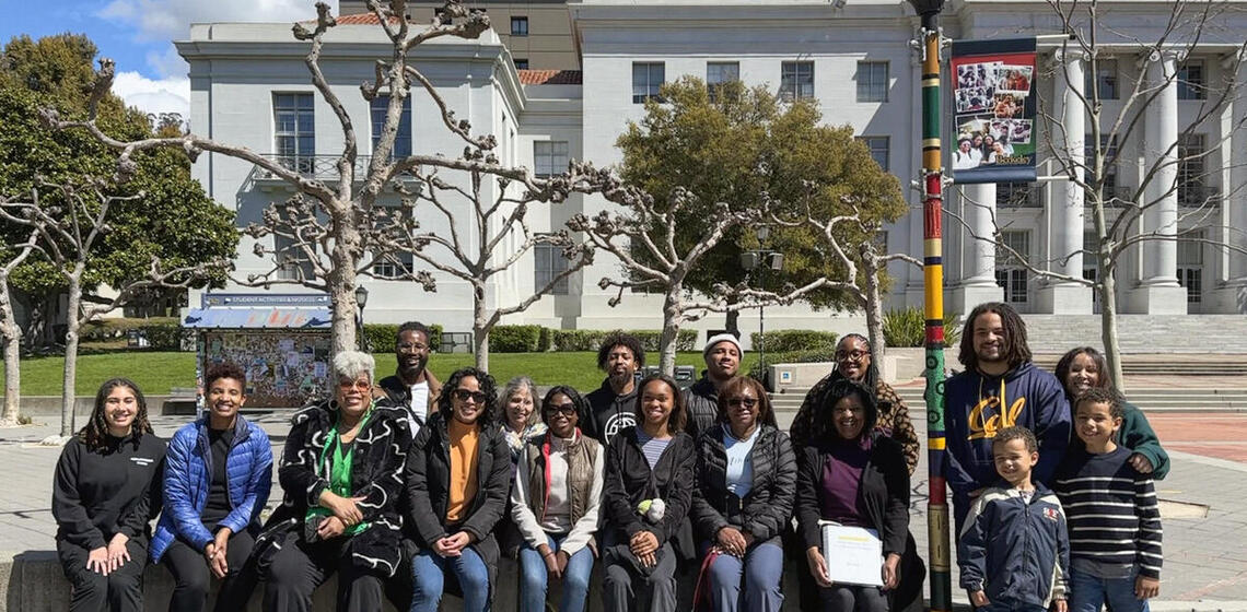 Photo of attendees from a Black History Walking tour
