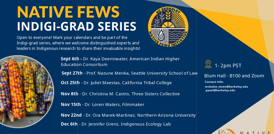 Native FEWS Indigi-Grad Series flyer