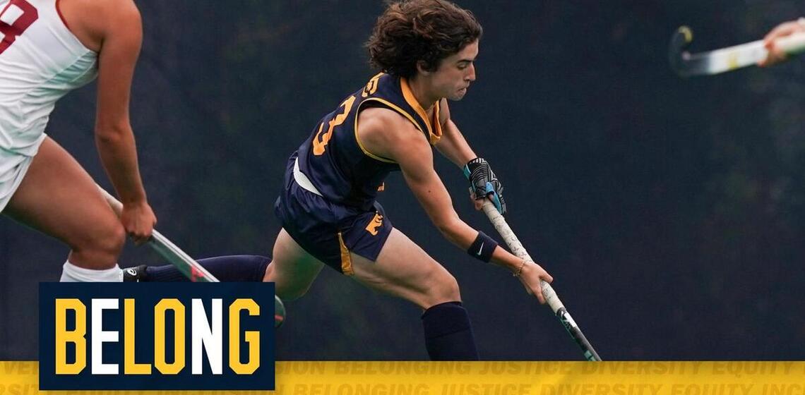 Cassidy Puleo in action on the Cal Field Hockey team